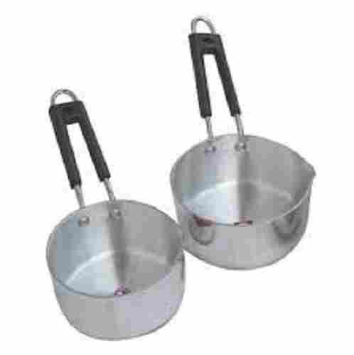 Heat Resistant Handle Stainless Steel Fry Pan In Silver Color For Fry Food Items