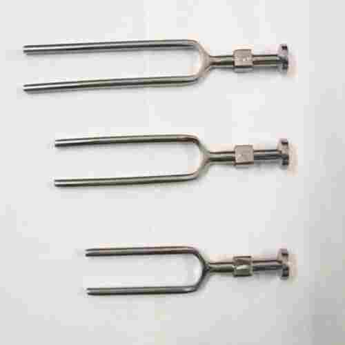 Stainless Steel Tuning Forks Set With 2 Cm Handle Length For Scientific Instruments