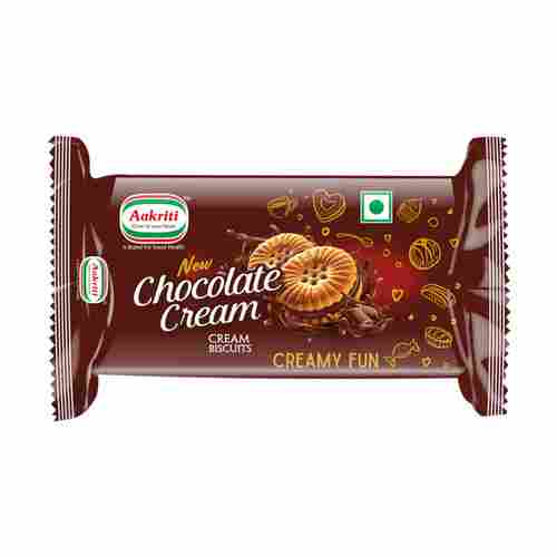 Sweet Chocolate Crispy And Crunchy Sweet Delicious Round Cream Biscuit