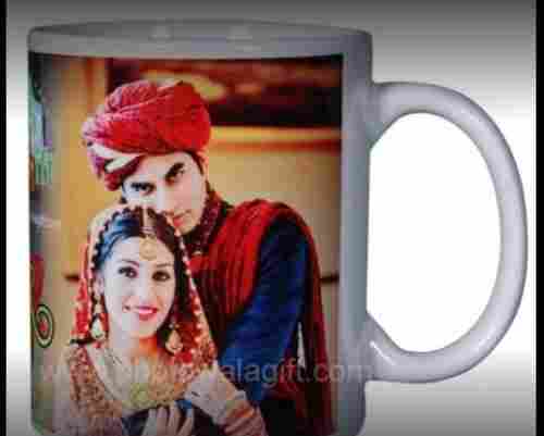 200ml Customized White Ceramic Printed Mugs With Personalized Photo For Gifting Use