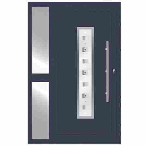 7 Feet Modern Design Printed Shiny Easy To Open Silver Aluminium Door