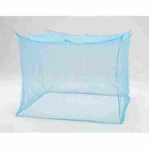 Blue Rectangular Fine Mesh 100% Cotton Mosquito Net For Adults