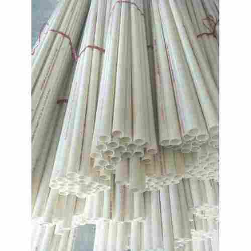 Electrical Wire Pipes Pvc Plastic Material And White Color, 25 Mm Size