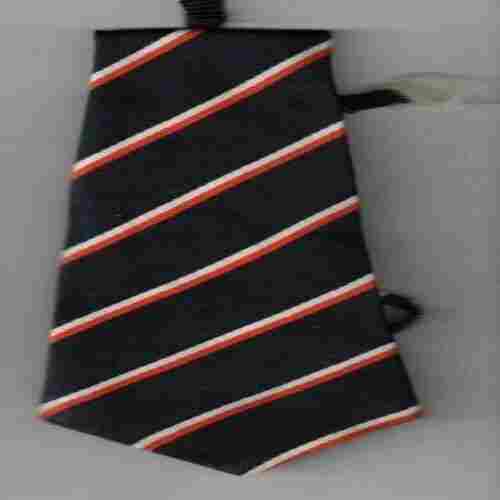 Free Size Solid Satin Plain Classy Black Tie For Schools Students