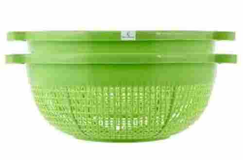 Plastic Basket And Simple And Green Colour 