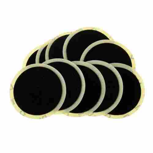 Round Shape Black Rubber Inner Tube Repair Patches For Vehicles