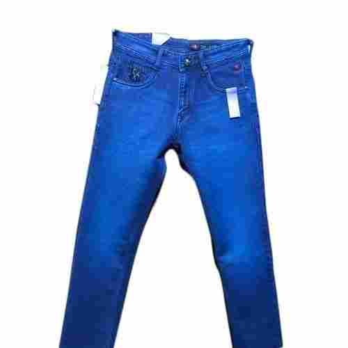 Slim Fit Casual Wear Dark Blue Denim Jeans Pant For Men