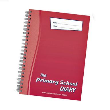 The Primary School Diary 2022-23: Red Spiral Binding