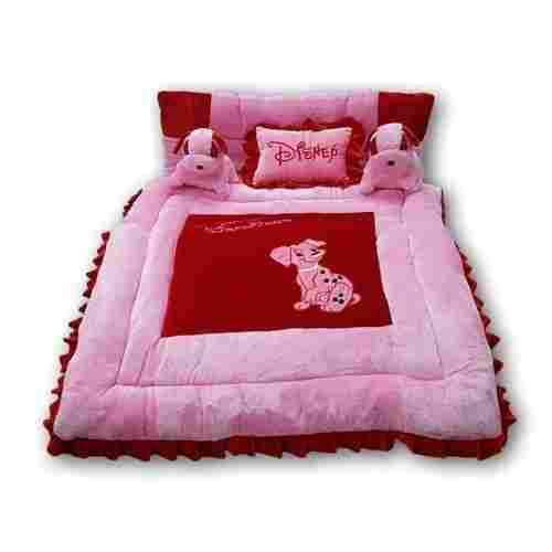 Beautiful High Quality Pure Cotton Soft Red New Born Baby Bedding Set