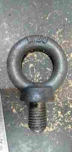 Industrial Grey Mild Steel Lifting Eye Bolt For Construction Use With M12 Size