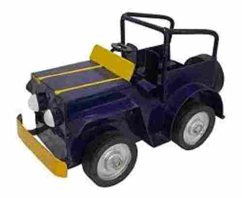 Kids Elegant Look Good Speed Blue And Yellow Iron Jeep Metal Toy 