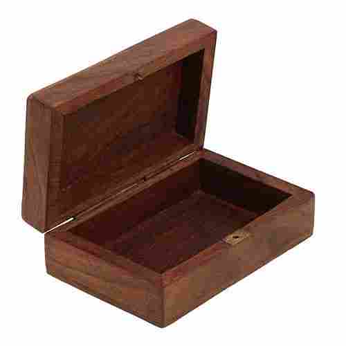 Wooden Jewelry Box Simple Brown Colour With Elegant Design And Lightweight