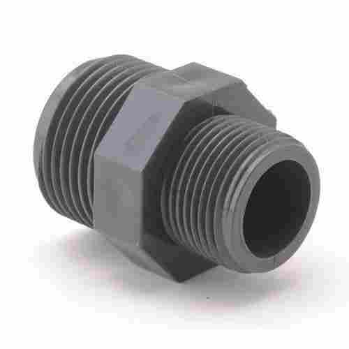 Durable Leakproof Simple Unbreakable Black Carbon Steel Hex Nipple For Plumbing Pipe