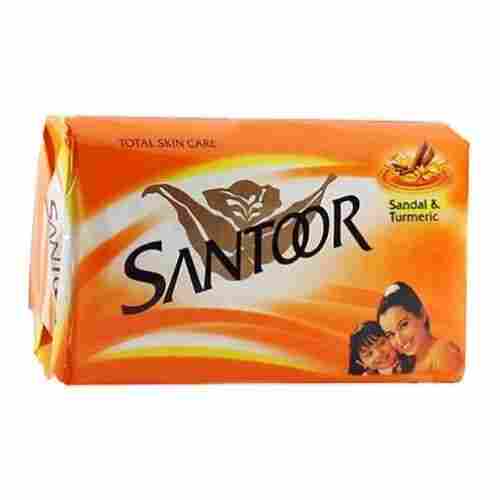Vitamin E-Rich Almond Oil Total Skin Care Sandalwood And Turmeric Santoor Soap 