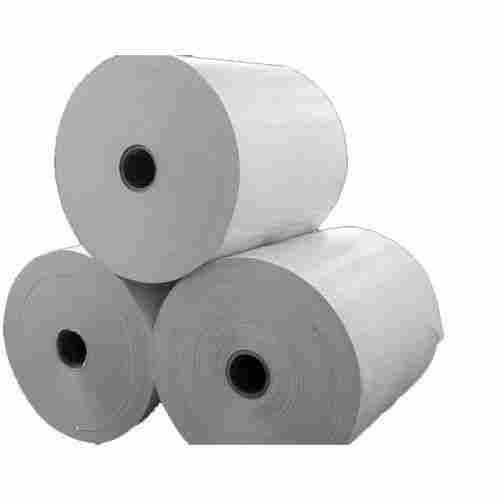 White Duplex Paper Rolls Pattern Plain Gsm 80-180, Used In Printing
