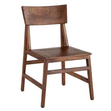 Brown Attractive Antique Walnut Finish Wooden Study Chair 