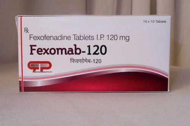 Fexomab-120 Fexofenadine Antihistamine Tablet, 10X10 Blister Pack General Medicines