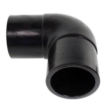Black Long Lasting Crack Resistant Highly Durable Plastic Hdpe Fittings 