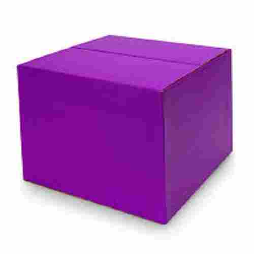 Durable And Lightweight Environmentally Friendly Square Purple Carton Box