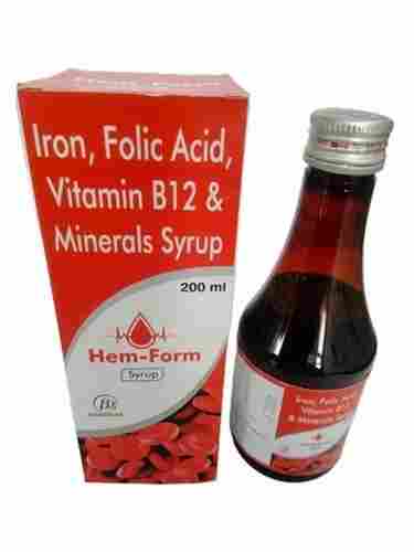 Iron Folic Acid Vitamin B12 And Mineral Syrup