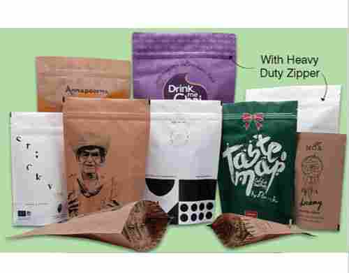 5 KG Multicolor Open Mouth Multi Wall Printed Kraft Paper Bags And Sacks
