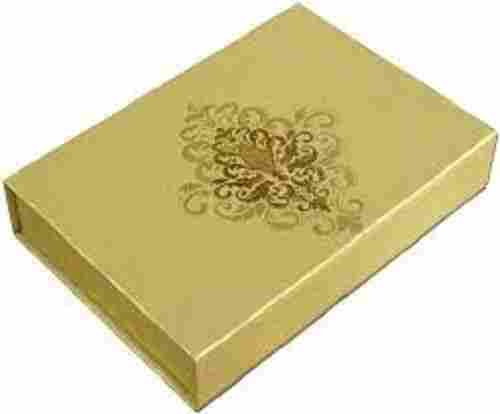 Customized Printed Eco Friendly Rectangular Shape Yellow Sweet Box For Storage
