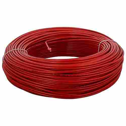 20 Meter 220 Volt Rated Voltage Red Colour Electrical Wire with High Heat Resistivity