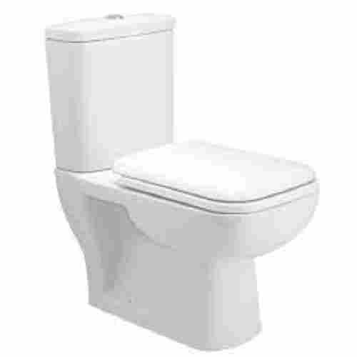 Hands-Free Flushing Rectangular Ceramic Closed Front Floor Mounted Western Toilet