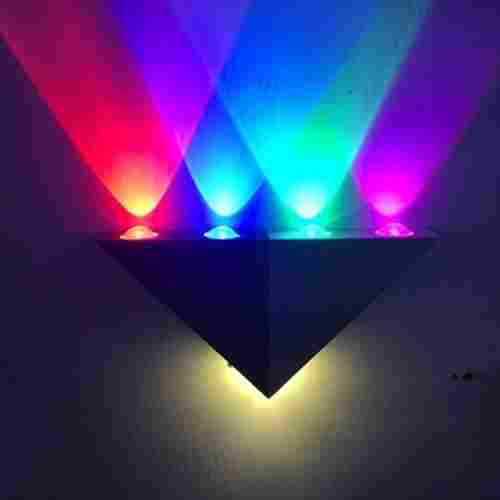 Round Shape 8w Power Factor Pink Blue With Red Led Light