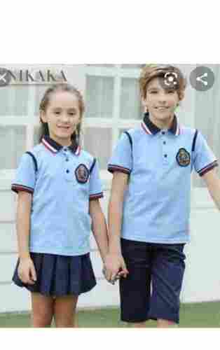 Uonica Primary And Secondary School Summer Full Sleeves Pandex Material Uniforms