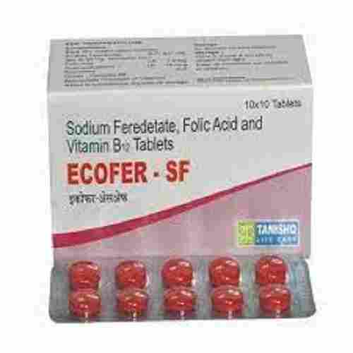 Contains Ferrous Ascorbate,Folic Acid And Zinc Tablet, Packaging Type: Strip