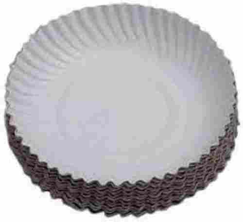Eco Friendly Disposable Machine Made Plain Paper Plate For Party And Functions