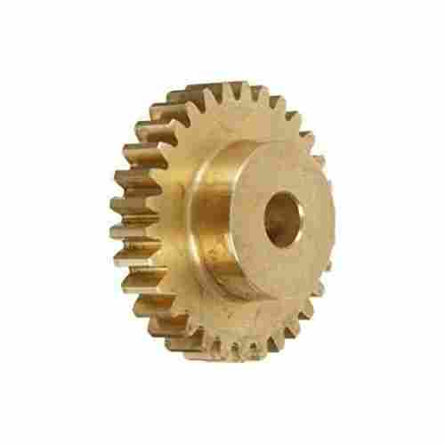 Golden Brass Round Shape Spur Straight Cut Gears For Automobile Industry