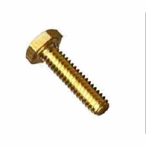 Industrial Golden Colour Hex Head Mild Steel Bolt with High Rust Resistivity