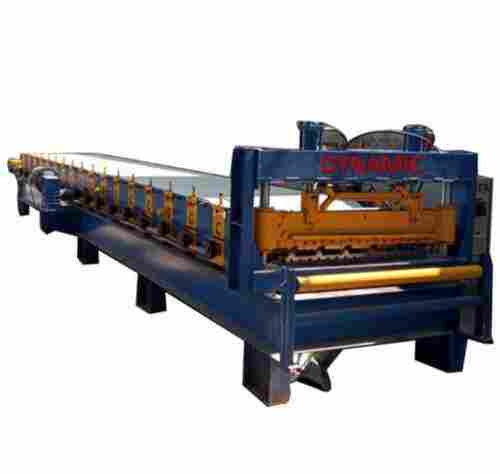 Ruggedly Constructed Color Coated Mild Steel Corrugated Sheet Making Machine
