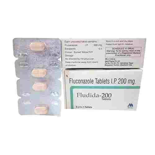 Fludida-200 Fluconazole Antifungal Tablet, 5x4x1 Blister Pack
