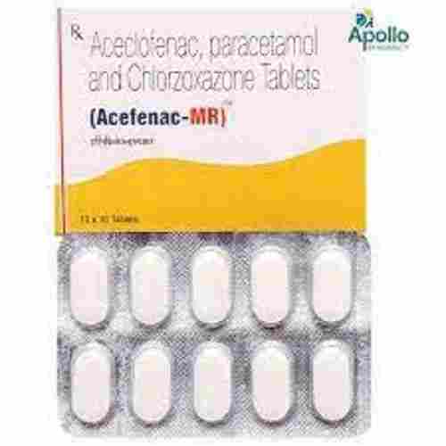 Paracetamol Chlorzoxazone (Acefenac-Mr) Tablets