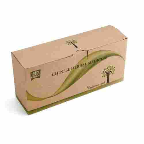 Lightweight Recycle Rectangular Brown Medicine Corrugated Packaging Boxes