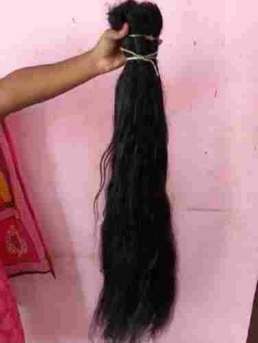 Natural Wavy Silky Straight Black Virgin Human Hair Weave For Personal Use 