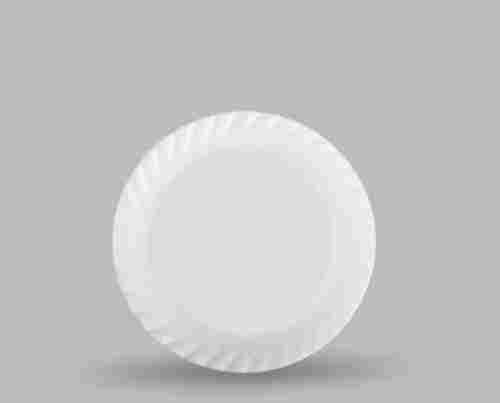 White Round Disposable Plastic Plate For Party, Event, Picnic and Wedding Supply