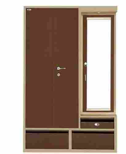 Long Durable Strong Stylish And Modern Look Brown Two Door Steel Almirah 