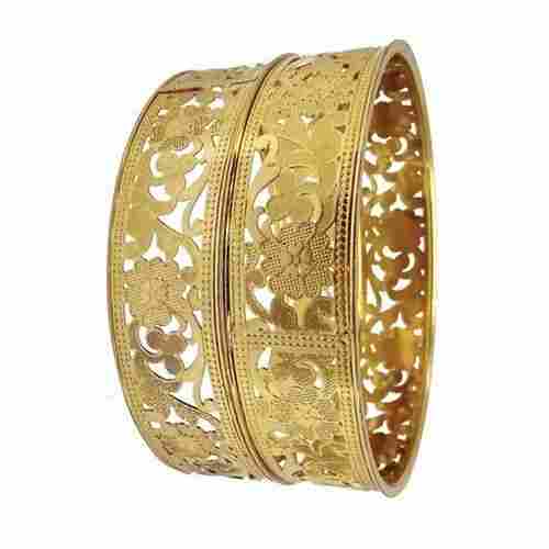 Fashionable Party Wear Simple Elegant And Stylish Brass Designer Gold Plated Bangles