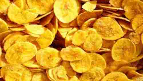 100 Percent Healthy And Delicious Taste Salt Yellow Banana Chips For Snacks