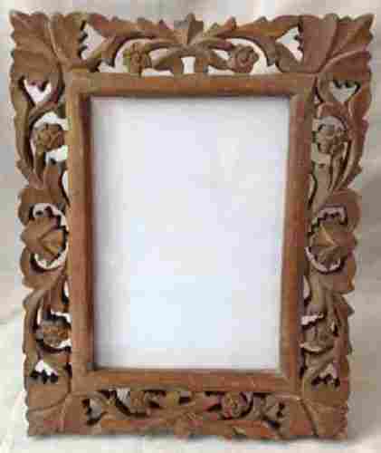 Highly Durable Wall Mounted Square Designer Brown Wooden Photo Frame