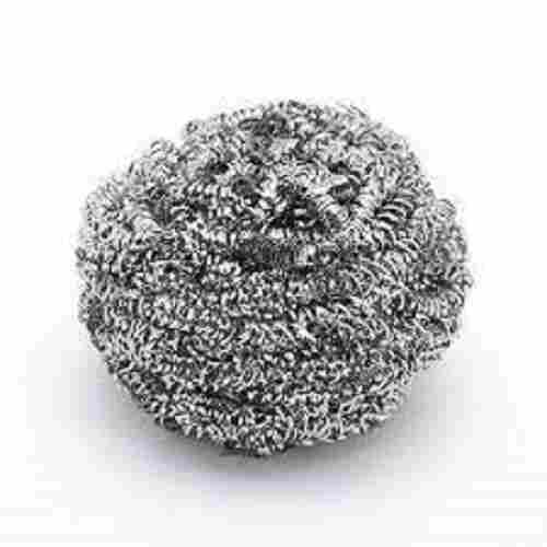 Long Lasting And Comfortable, Grip Rust Proof Silver Stainless Steel Scrubber