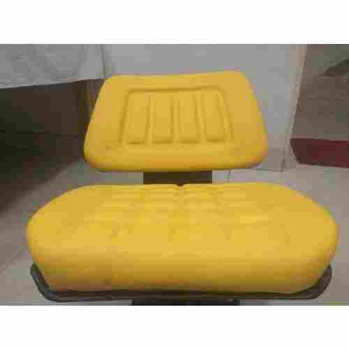 Water Resistant Good Quality Rexin Covered Plain Yellow Tractor Seat