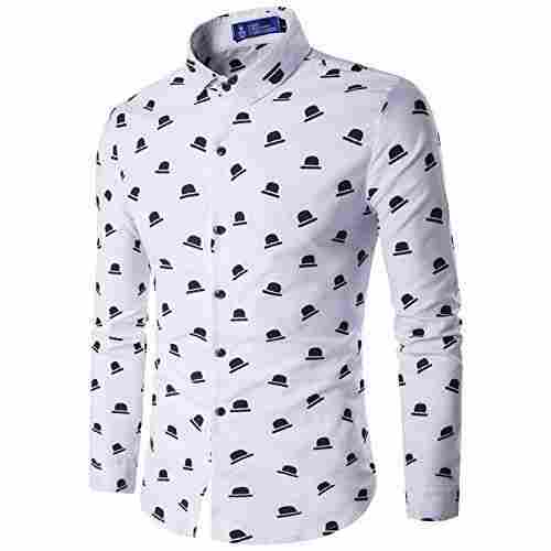 Breathable Trendy Design Printed Cotton Shirt For Mens