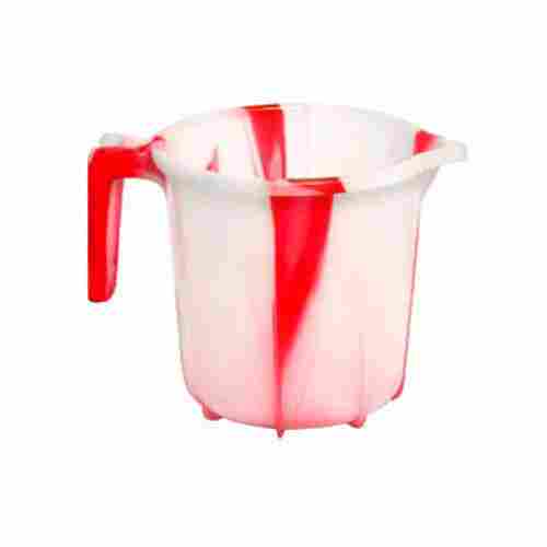 High Quality And Lightweight Unbreakable Plain Red White Strong Plastic Mug 