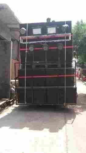 Sturdy Construction Less Power Consumption Black Dj Speakers For Events