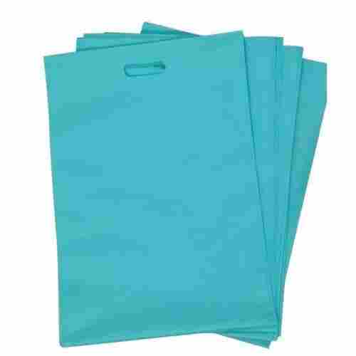 Plain Sky Blue D Cut Non Woven Bag For Multi Purpose Uses